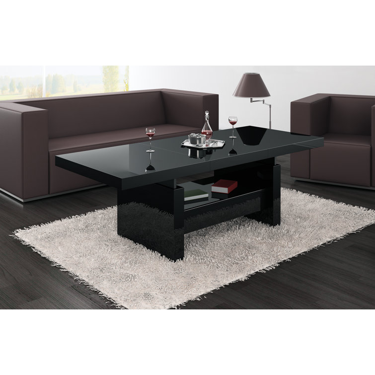 Latitude Run® Saban Lift Top Extendable Sled Coffee Table with Storage